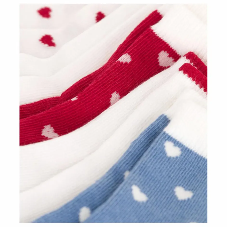 Petit Bateau Pyjamas, Sous-Vêtements|Pyjamas, Sous-Vêtements*Lot 5 Chaussettes Cœur |