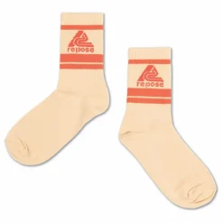 Repose AMS Lot 3 Chaussettes Logo | Beige