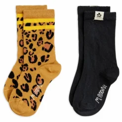 Clearance Lot 2 Chaussettes Léopard Coton Bio | Enfant Nuit, Sous-Vêtements|Nuit, Sous-Vêtements