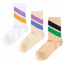 New Lot 3 Chaussettes Rayure | Enfant Nuit, Sous-Vêtements|Nuit, Sous-Vêtements