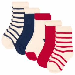 Petit Bateau Lot 5 Chaussettes Rayures Bébé || Pyjamas, Sous-Vêtements|Pyjamas, Sous-Vêtements