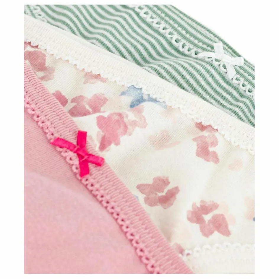 Petit Bateau Lot 3 Culottes Fleuries ||Enfant Nuit, Sous-Vêtements