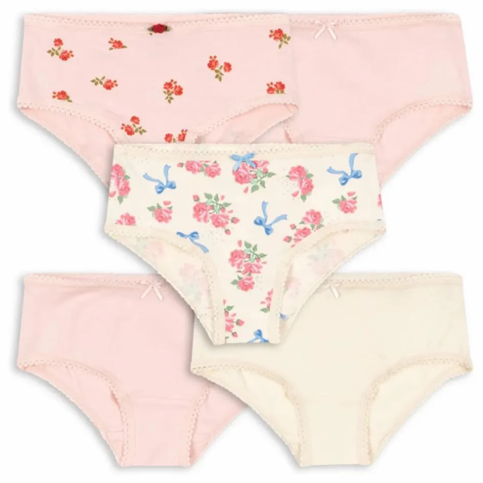 Sale Lot 5 Culottes Fleuries Coton Bio | Enfant Nuit, Sous-Vêtements