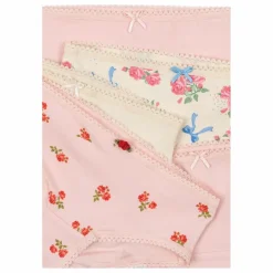 Sale Lot 5 Culottes Fleuries Coton Bio | Enfant Nuit, Sous-Vêtements
