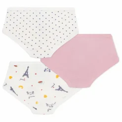 Enfant Petit Bateau Nuit, Sous-Vêtements*Lot 3 Culottes Paris Coton Bio |