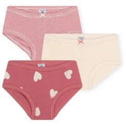 Best Lot 3 Culottes Taille Haute Cœurs | Enfant Nuit, Sous-Vêtements