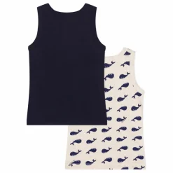 New Lot 2 Débardeurs Baleines Coton Bio | Enfant Blouses, T-Shirts|T-Shirts, Chemises