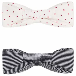 Petit Bateau Lot 2 Headband Coton Bio || Accessoires