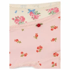 Clearance Konges Sløjd Lot 2 Hipsters Fleuris Coton Bio | Rose pâle