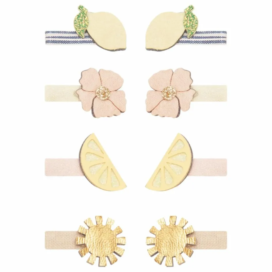 Best Mimi & Lula Lot 8 Mini Barrettes Amalfi | Jaune
