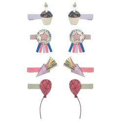 Enfant Mimi & Lula Accessoires De Mode*Lot 8 Mini Barrettes Birthday |