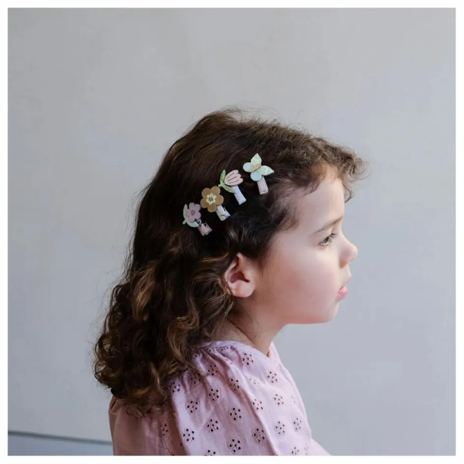 Best Lot 8 Mini Barrettes Bouquet | Lilas Enfant Accessoires De Mode