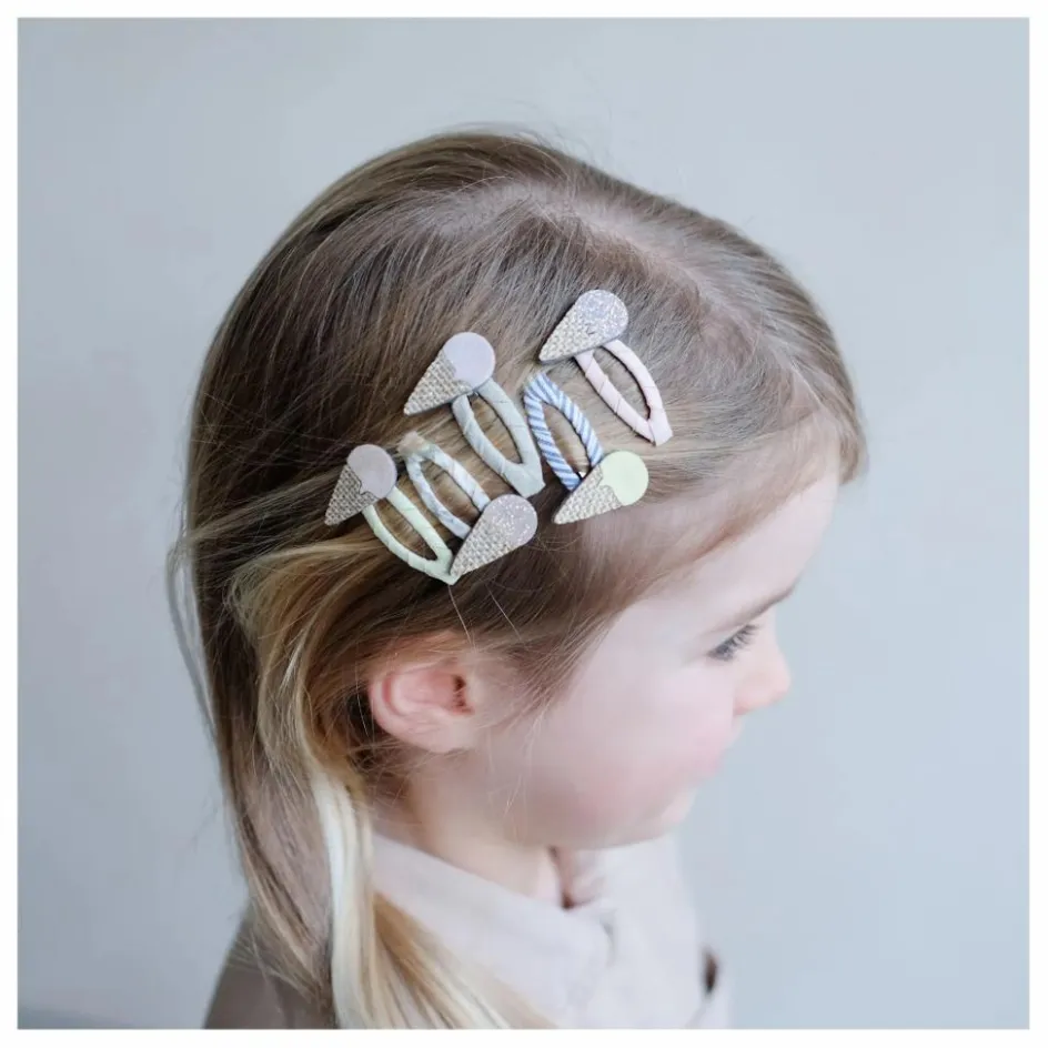 Enfant Mimi & Lula Accessoires De Mode*Lot 5 Mini Barrettes Glace |