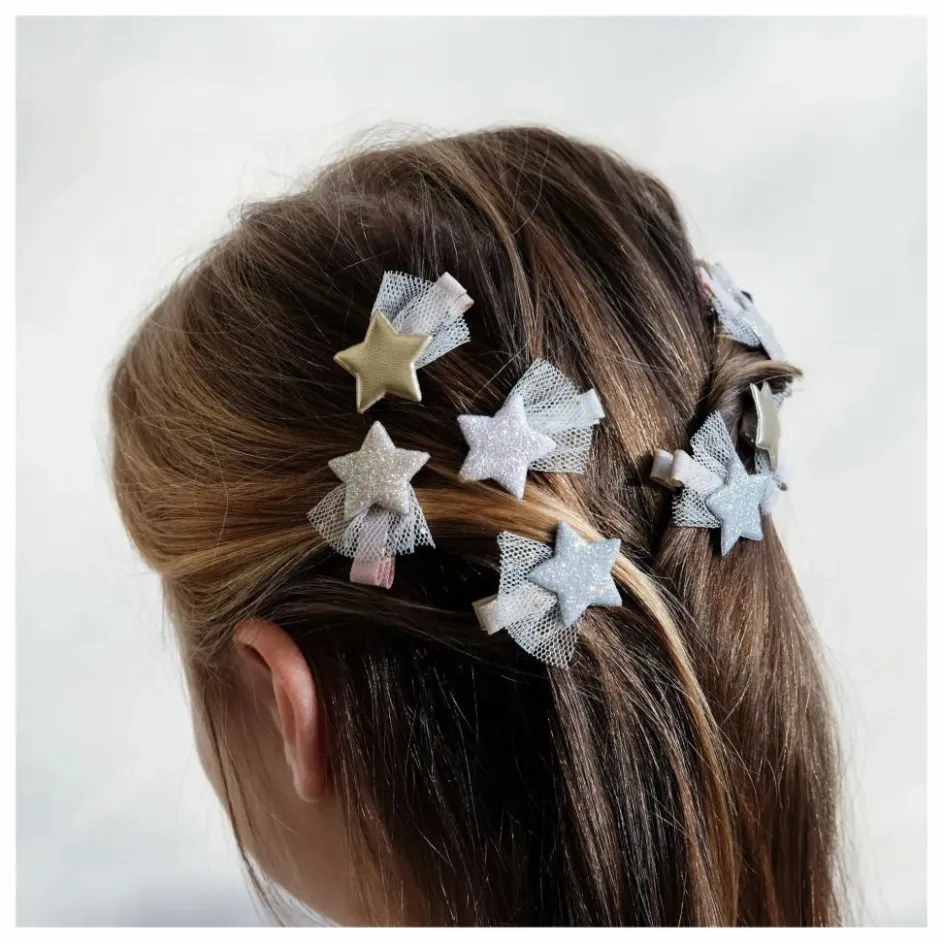 Outlet Lot 8 Mini Barrettes Pailletées | Enfant Accessoires De Mode