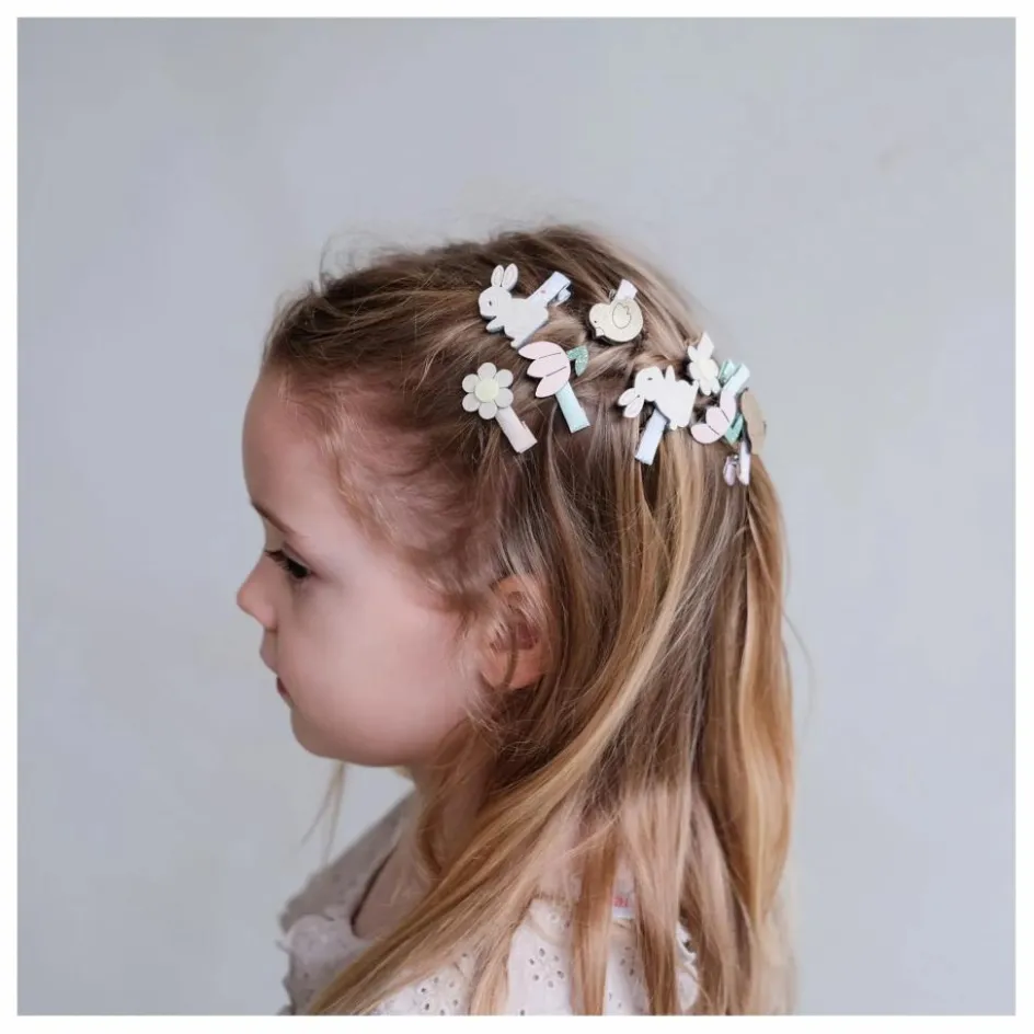Mimi & Lula Lot 8 Mini Barrettes Pâques | Lilas|Enfant Accessoires De Mode