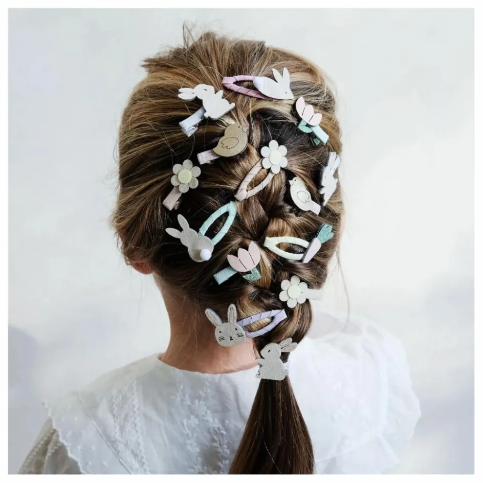 Mimi & Lula Lot 8 Mini Barrettes Pâques | Lilas|Enfant Accessoires De Mode