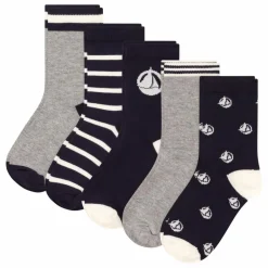 Outlet Lot 5 Paires Chaussettes Bateaux | Enfant Nuit, Sous-Vêtements|Nuit, Sous-Vêtements