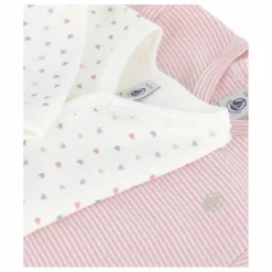 Petit Bateau Lot 2 Pyjamas Cœurs Coton Bio || Pyjamas, Sous-Vêtements|Pyjamas Et Bodies