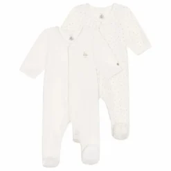 Petit Bateau Pyjamas, Sous-Vêtements|Pyjamas Et Bodies*Lot 2 Pyjamas Dors Bien Velours |