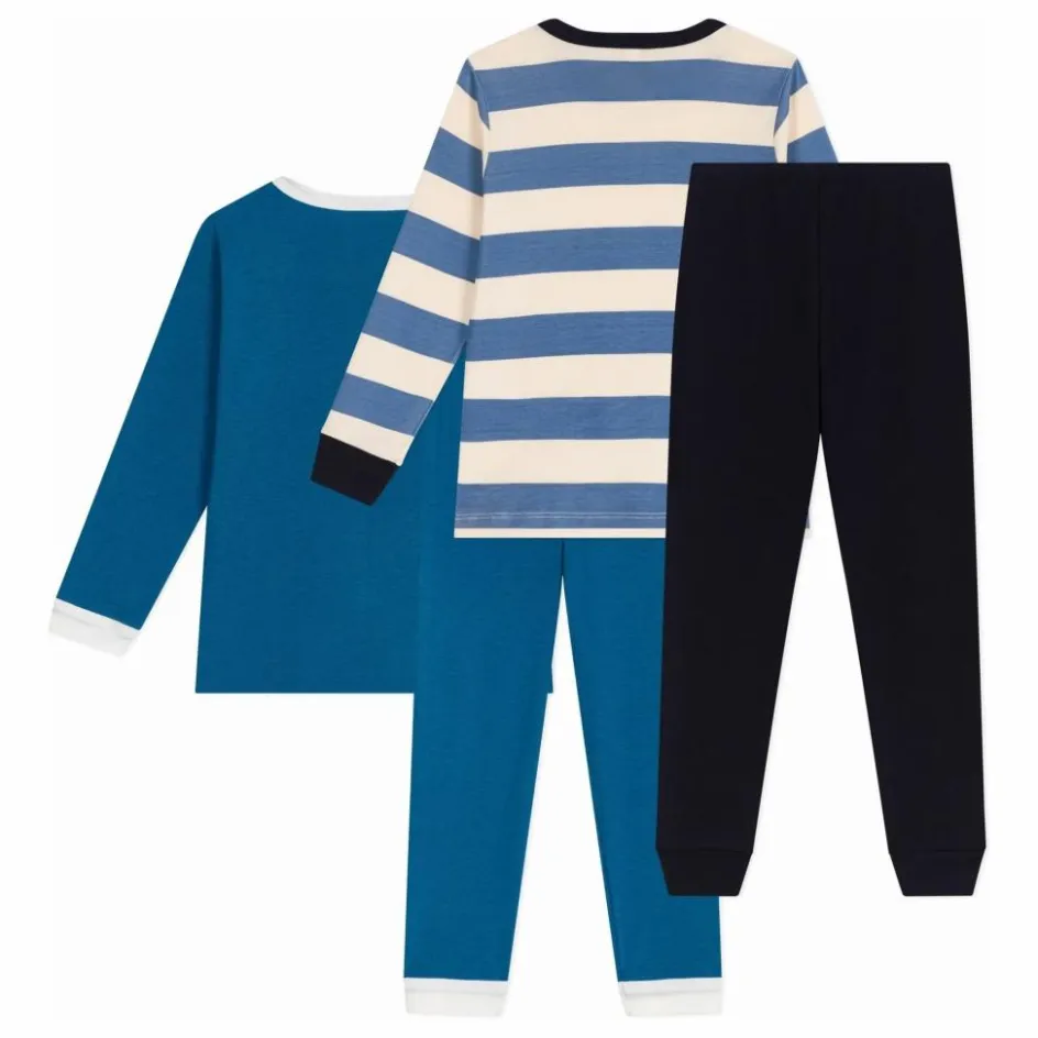 Enfant Petit Bateau Nuit, Sous-Vêtements*Lot 2 Pyjamas Super Slide Dog |