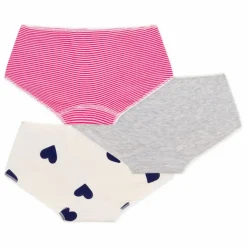 Enfant Petit Bateau Nuit, Sous-Vêtements|Nuit, Sous-Vêtements*Lot 3 Shorties Rayés |