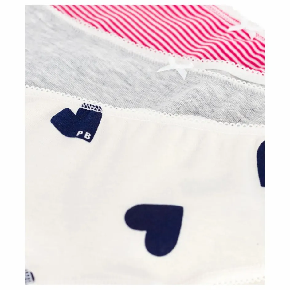 Enfant Petit Bateau Nuit, Sous-Vêtements|Nuit, Sous-Vêtements*Lot 3 Shorties Rayés |
