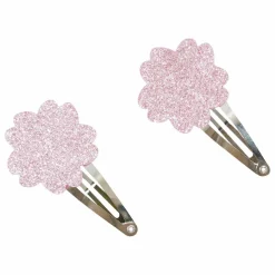 New Lot de 2 Barettes Hibiscus Paillettes | Enfant Accessoires De Mode