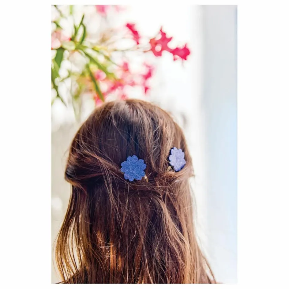 Online Lot de 2 Barettes Hibiscus Paillettes | Enfant Accessoires De Mode