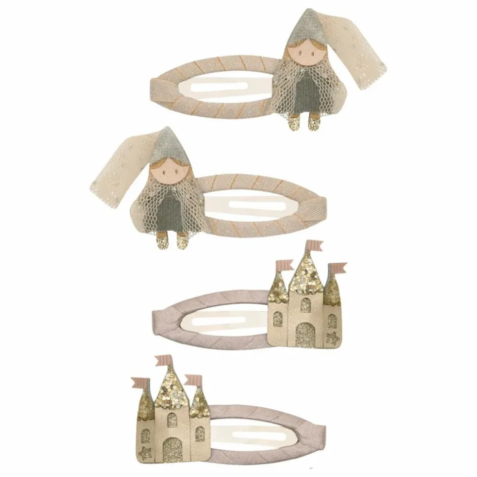 Enfant Mimi & Lula Accessoires De Mode*Lot de 4 Barettes Princesse |