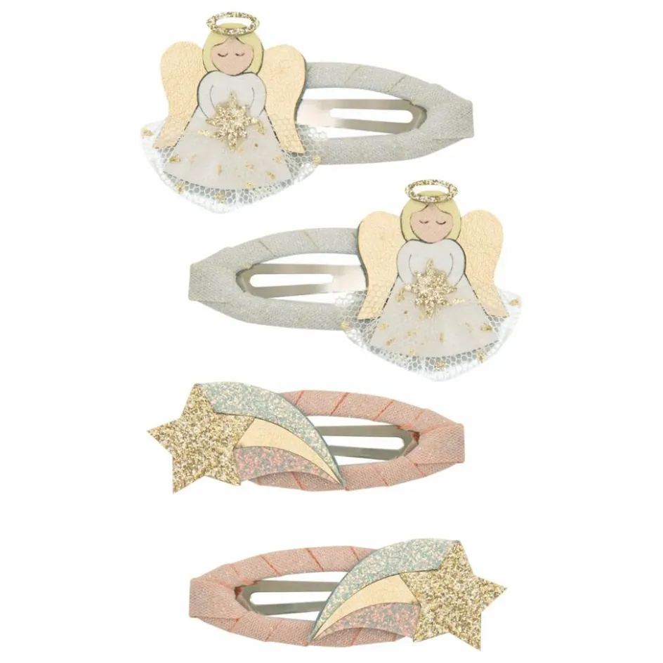 Clearance Lot de 4 Barrettes Angel | Enfant Accessoires De Mode