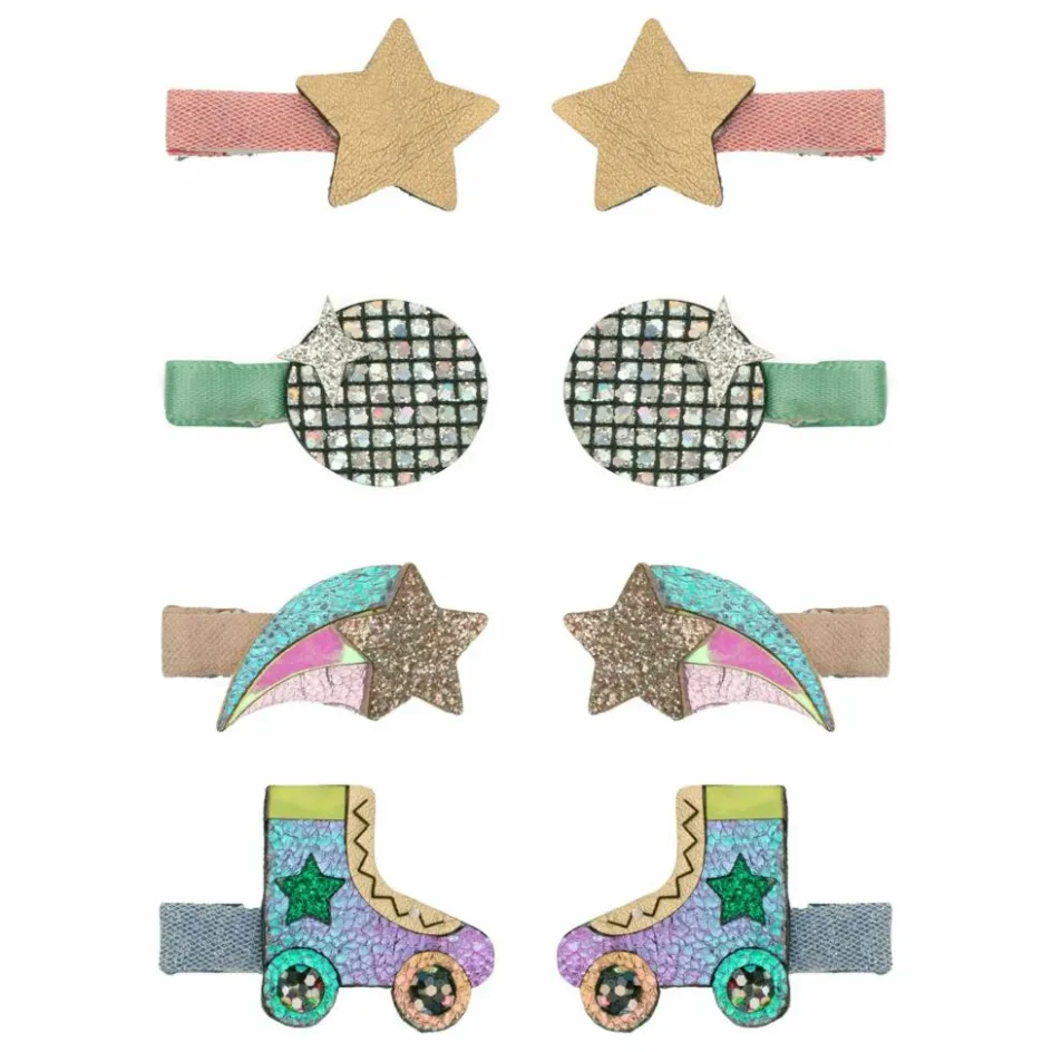 Mimi & Lula Lot de 8 Barrettes Disco Diva ||Enfant Accessoires De Mode