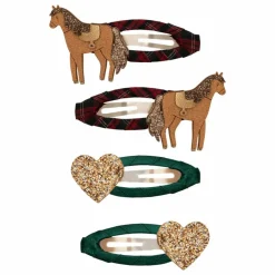 Best Lot de 4 Barrettes Horsey | Enfant Accessoires De Mode