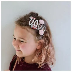 Hot Lot de 4 Barrettes Popcorn | Enfant Accessoires De Mode