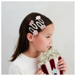 Hot Lot de 4 Barrettes Popcorn | Enfant Accessoires De Mode