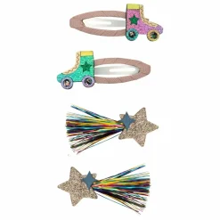 Enfant Mimi & Lula Accessoires De Mode*Lot de 4 Barrettes Rollerskate |