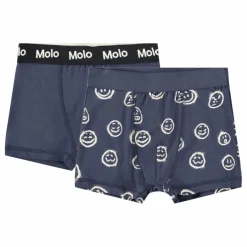 Molo Lot de 2 Caleçons Justin Moods Coton Bio ||Enfant Nuit, Sous-Vêtements|Nuit, Sous-Vêtements
