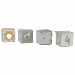 Little Dutch Jouets D'Éveil|Jouets D'Éveil*Lot de 4 cubes doux - Little Farm