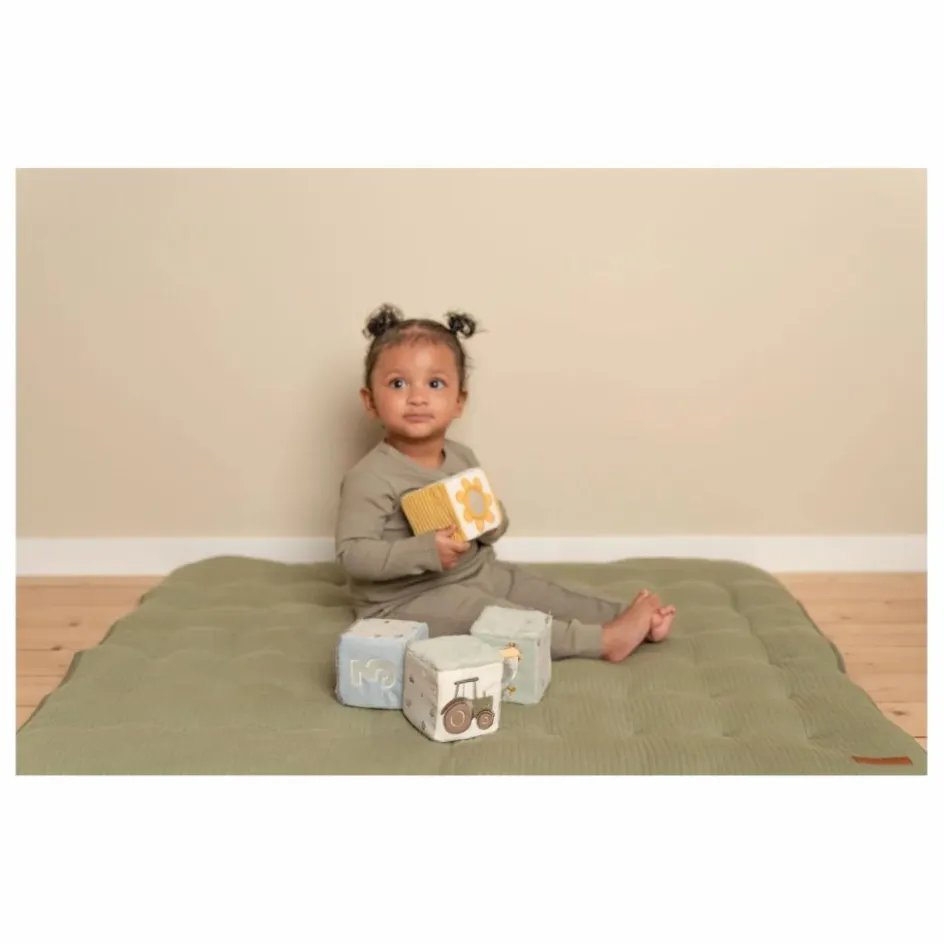 Little Dutch Jouets D'Éveil|Jouets D'Éveil*Lot de 4 cubes doux - Little Farm