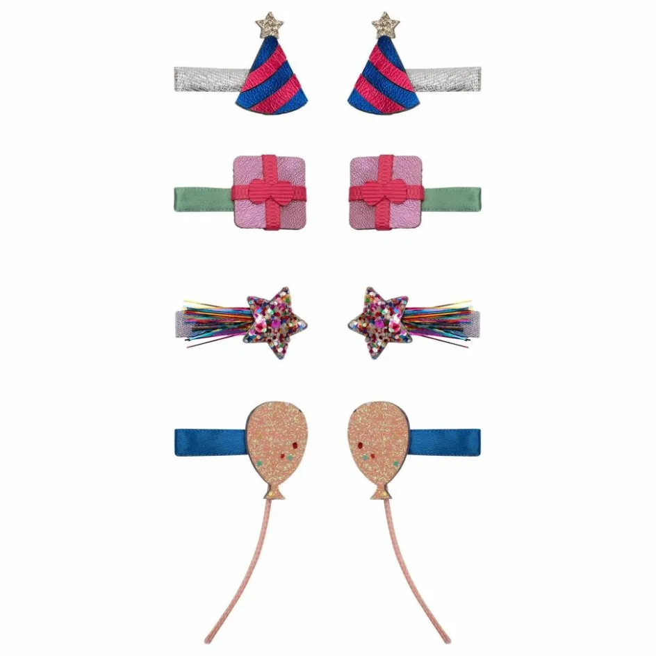 Sale Mimi & Lula Lot de 8 Mini Barrettes B'day Party | Rose
