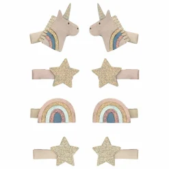Discount Mimi & Lula Lot de 8 Mini Barrettes Celeste | Rose