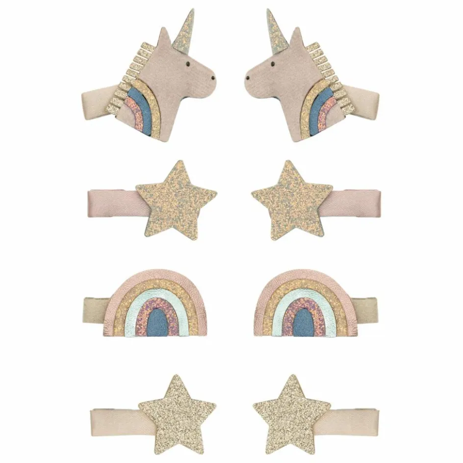 Discount Mimi & Lula Lot de 8 Mini Barrettes Celeste | Rose