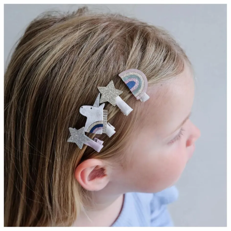 Discount Mimi & Lula Lot de 8 Mini Barrettes Celeste | Rose