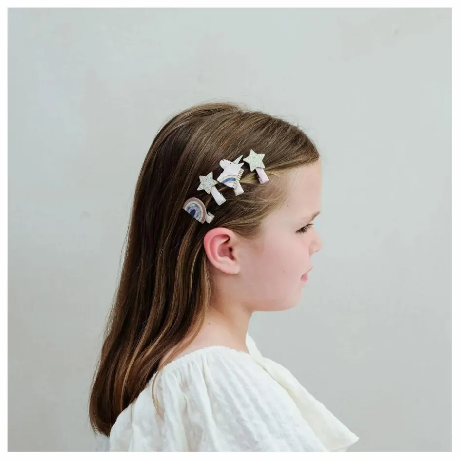 Discount Mimi & Lula Lot de 8 Mini Barrettes Celeste | Rose