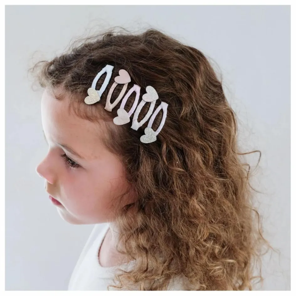 Mimi & Lula Lot de 5 Mini Barrettes Cœur ||Enfant Accessoires De Mode