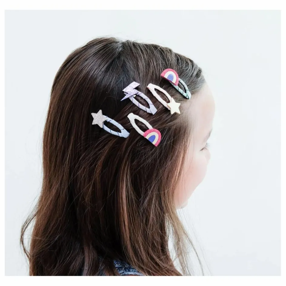 Mimi & Lula Lot de 5 Mini Barrettes Rainbow ||Enfant Accessoires De Mode