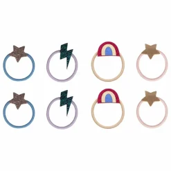 Online Lot de 8 Mini Chouchous Rainbow | Enfant Accessoires De Mode