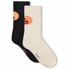 Best Molo Lot de 2 Paires de Chaussettes Norman Bouncy Ball | Ecru
