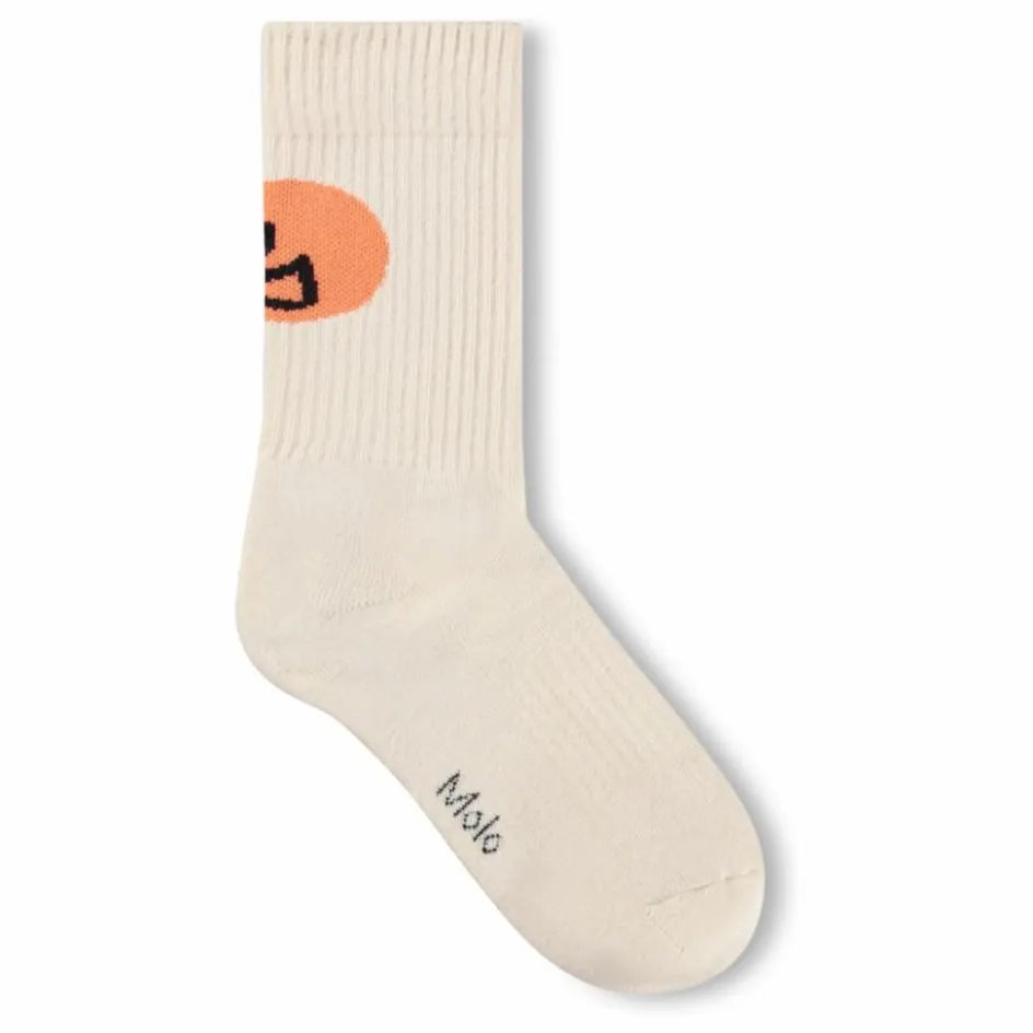 Best Molo Lot de 2 Paires de Chaussettes Norman Bouncy Ball | Ecru