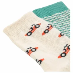Bobo Choses Lot de 2 Paires de Chaussettes Voitures Coton Bio || Pyjamas, Sous-Vêtements