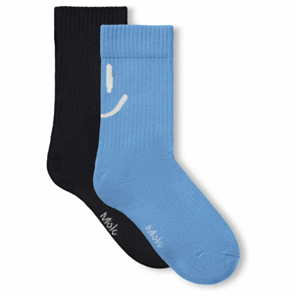 Enfant Molo Nuit, Sous-Vêtements|Nuit, Sous-Vêtements*Lot de 2 Paires de Chaussettes Norman Smile |